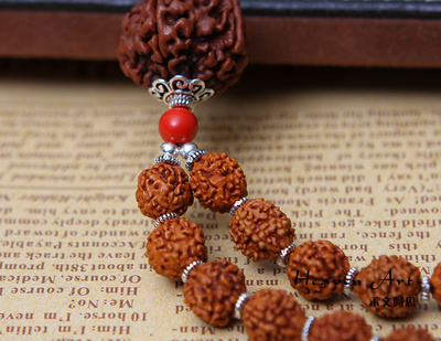 五瓣金蟾紋金剛菩提配朱砂持珠 異域風情中的藝術與信仰